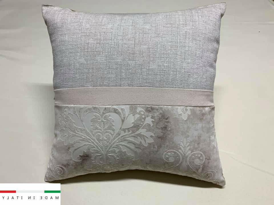 cuscini coppia divano 50x50 arredamento grigio tortora
