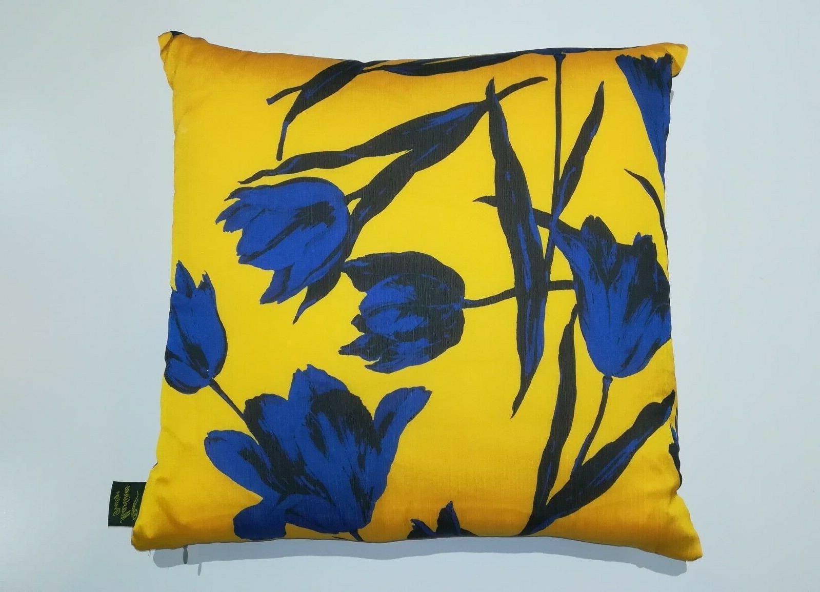 cuscino a fiori giallo divano handmade decor