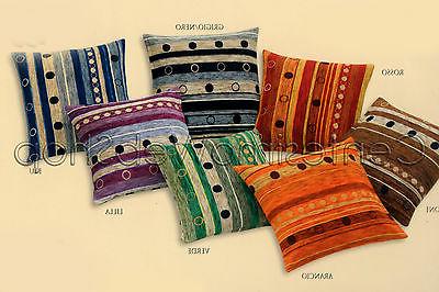 cuscino arredo 60x60 ciniglia cotone 7 colori