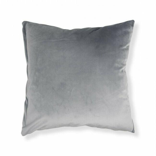 cuscino decorativo velluto grigio arredo divano letto