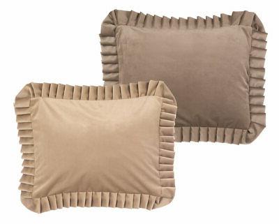 cuscino velluto con gale shabby chic balza