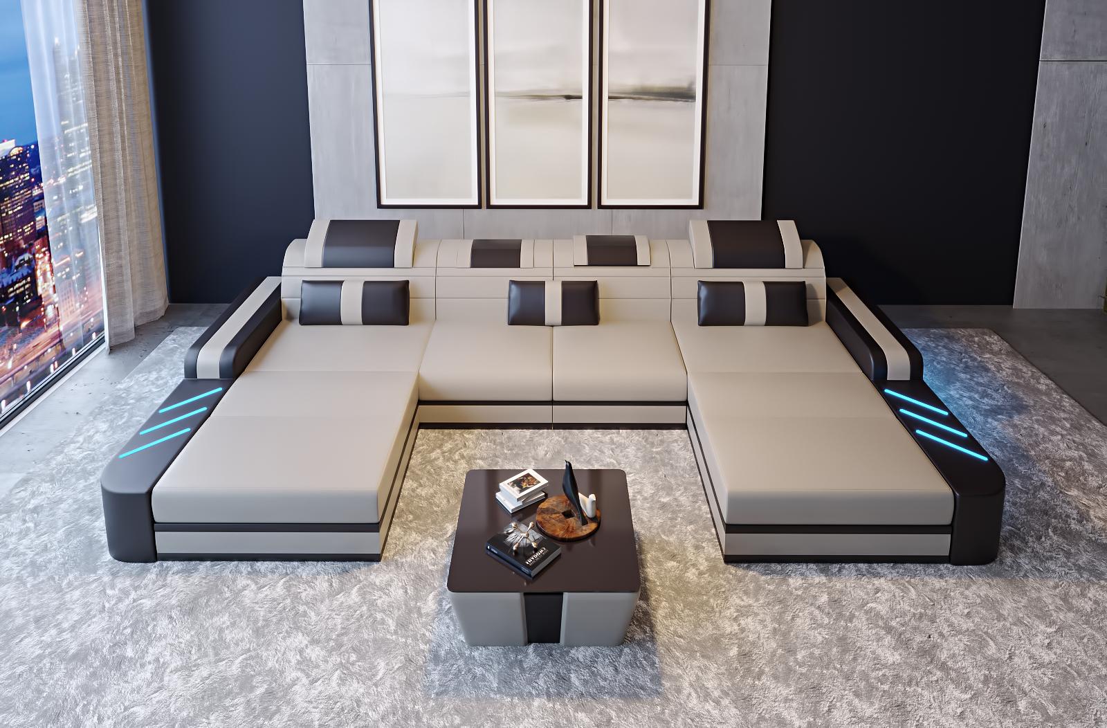 design divano pelle imbottitura sedile rifiniture interni