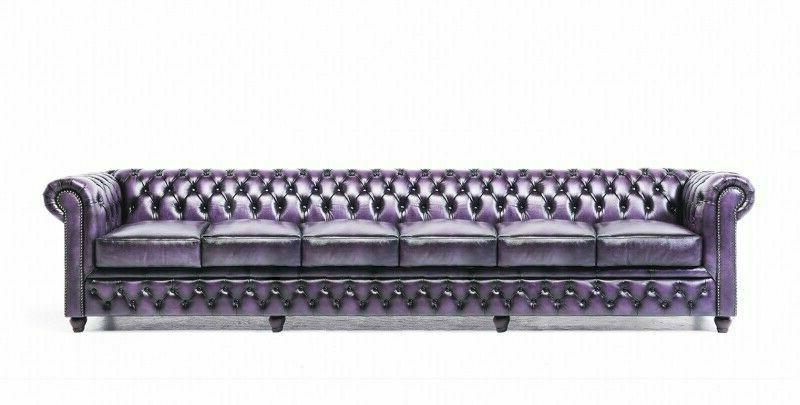 designer grande lilla 6 posti divano pelle