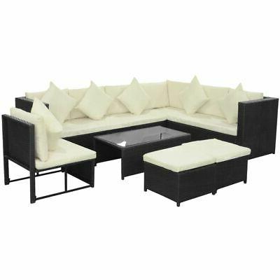 divani set da giardino modulare 29pz in