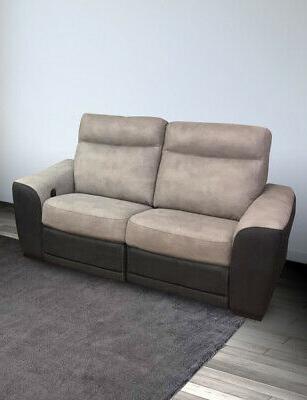 divano 2 posti con 2 relax elettrici