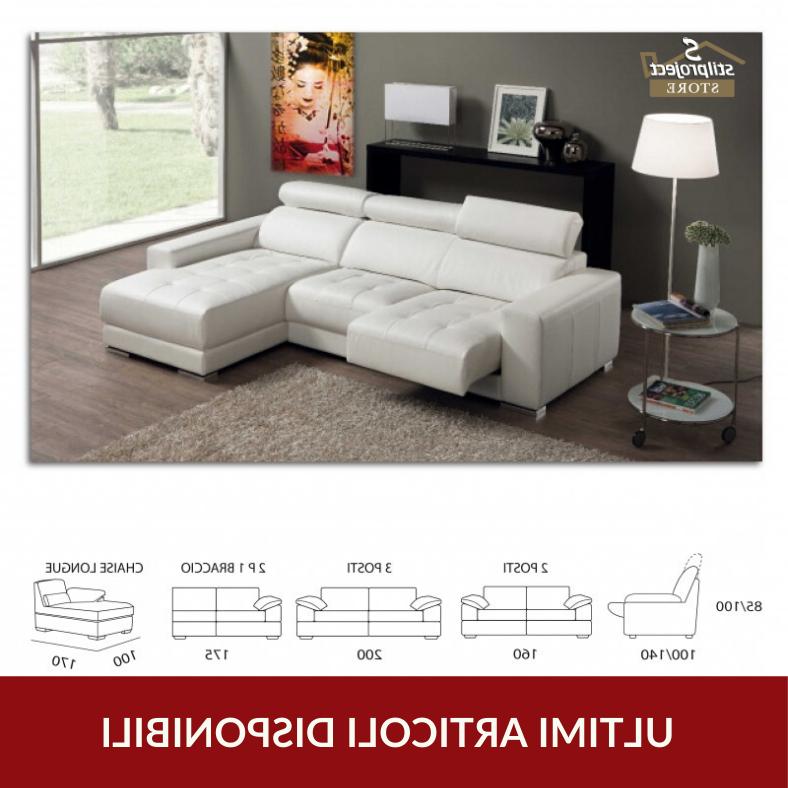 divano 2 posti con chaise longue in