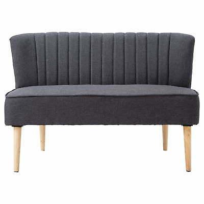 divano 2 posti stile nordico grigio scuro