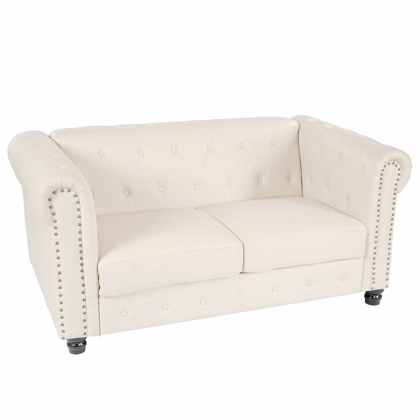 divano 2 posti stile vittoriano chesterfield ecopelle