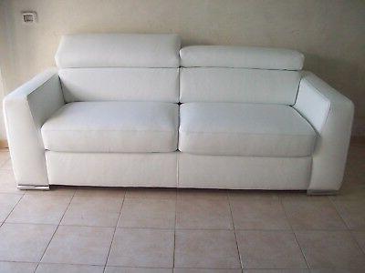 divano 3 letto posti in vera pelle