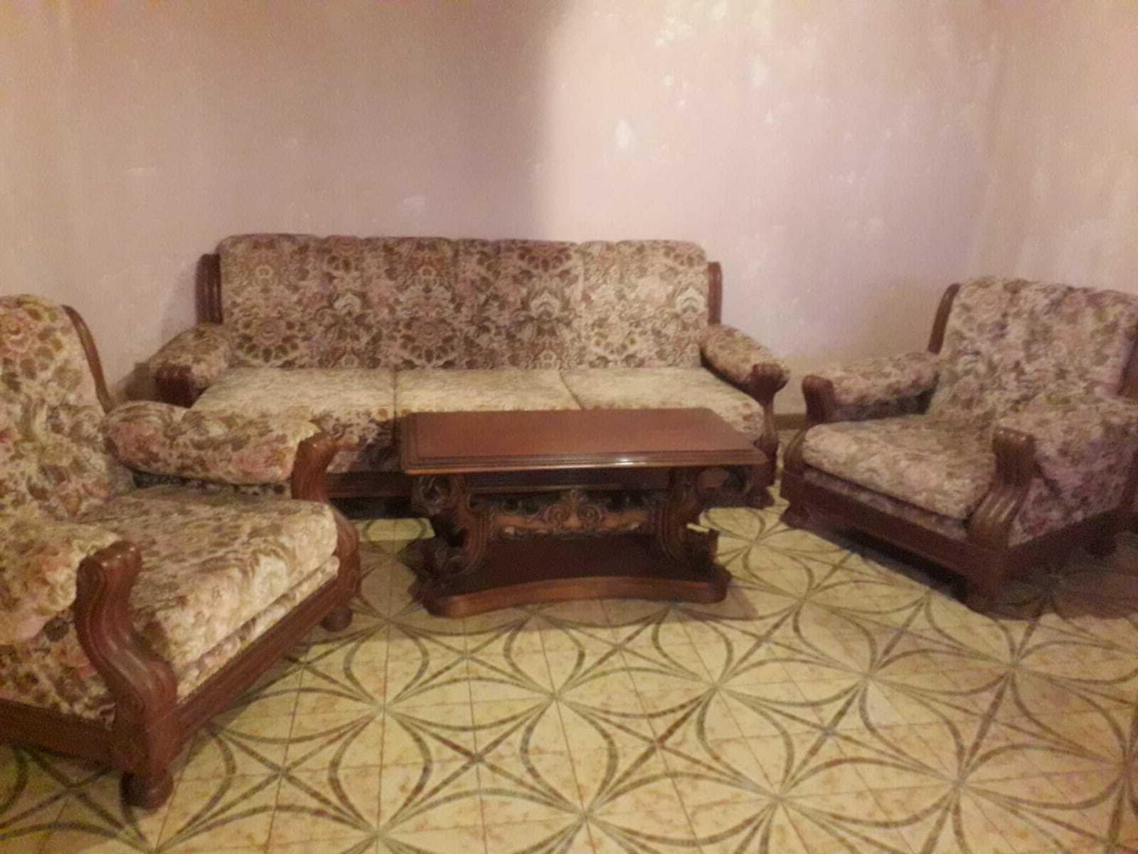 divano 3 posti 2 poltrone tavolino set