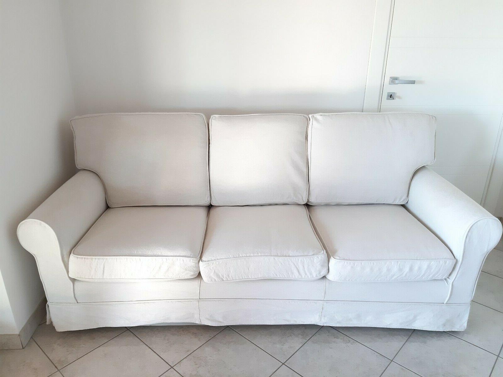 divano 3 posti 2 posti bianco beige