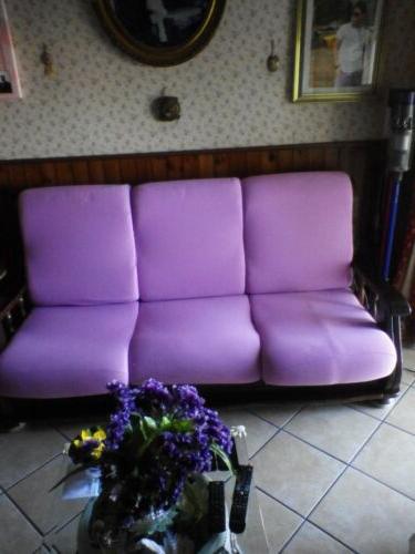 divano 3 posti in massello artigianale