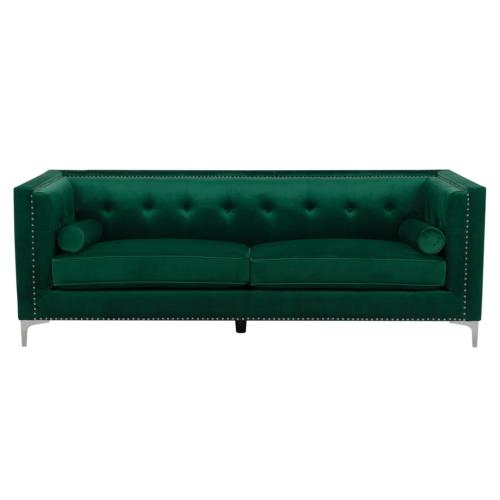 divano 3 posti verde smeraldo avaldsenes