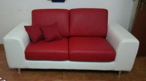 divano 3posti in eco pelle