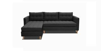 divano ad angolo con sitzpuff quest set