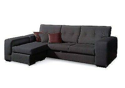 divano angolare tessuto 4 posti moderno salotto