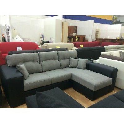 divano angolare tessuto eco pelle bicolore 4