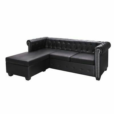divano chesterfield a l in pelle artificiale