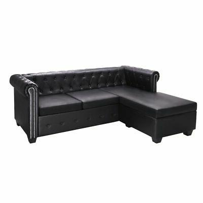 divano chesterfield a l in pelle artificiale