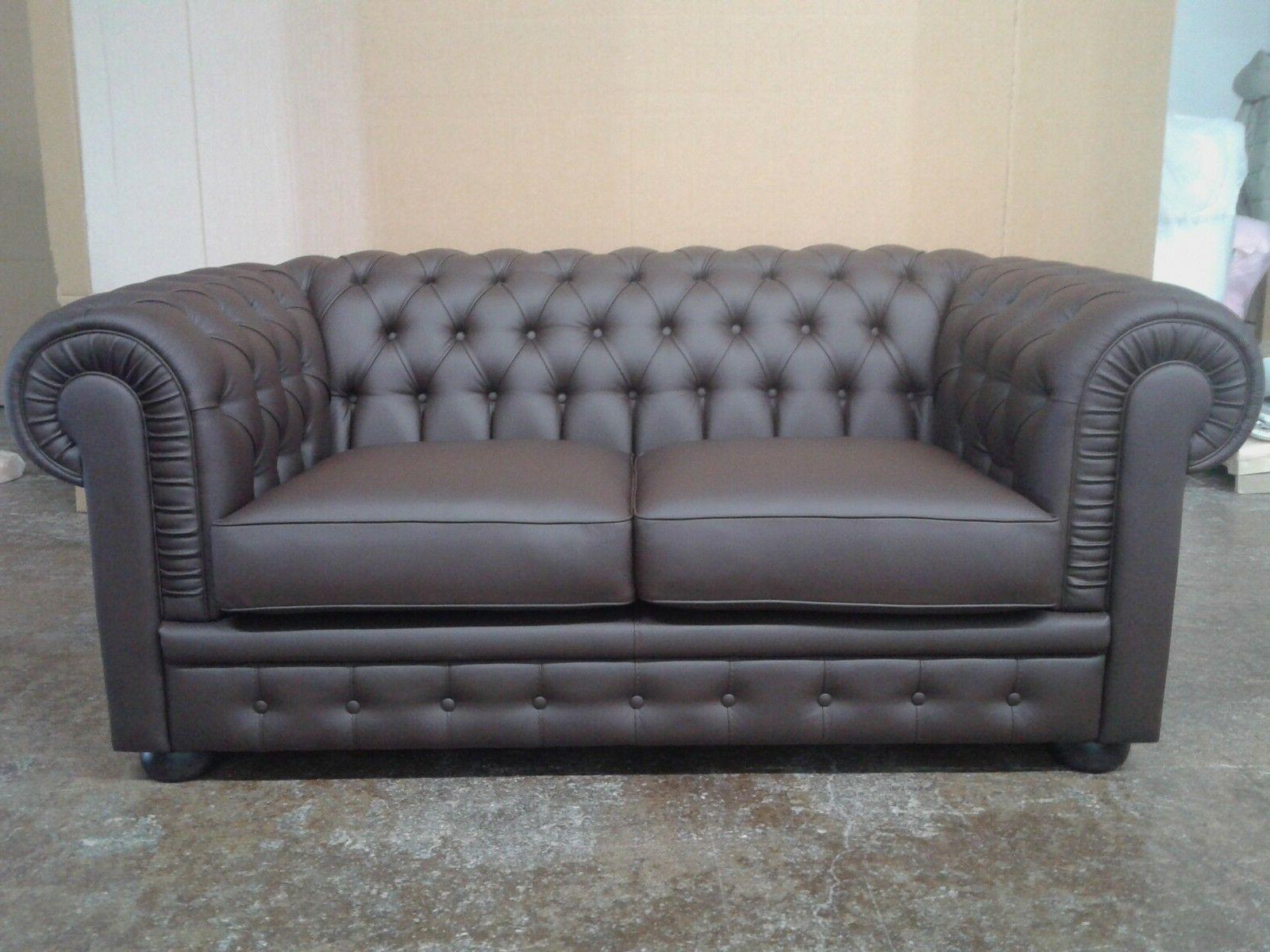divano chesterfield in vera pelle ultimo pezzo