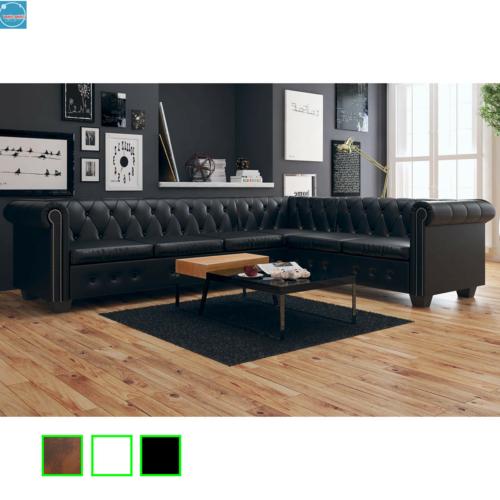 divano comodo divani chersterfield 6 posti pelle