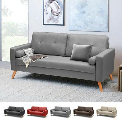 divano design moderno stile scandinavo in tessuto