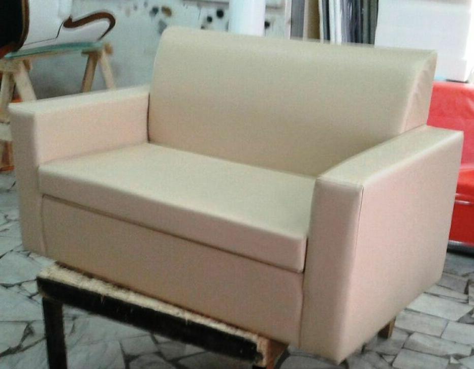 divano due 2 posti divanetto beige tessuto