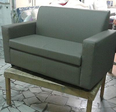 divano due 2 posti divanetto fango tortora