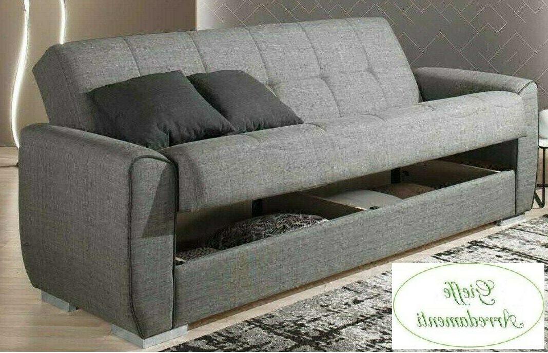 divano fox pronto letto con contenitore rivestito