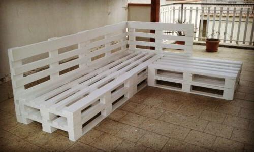 divano in pallet usato pochissimo