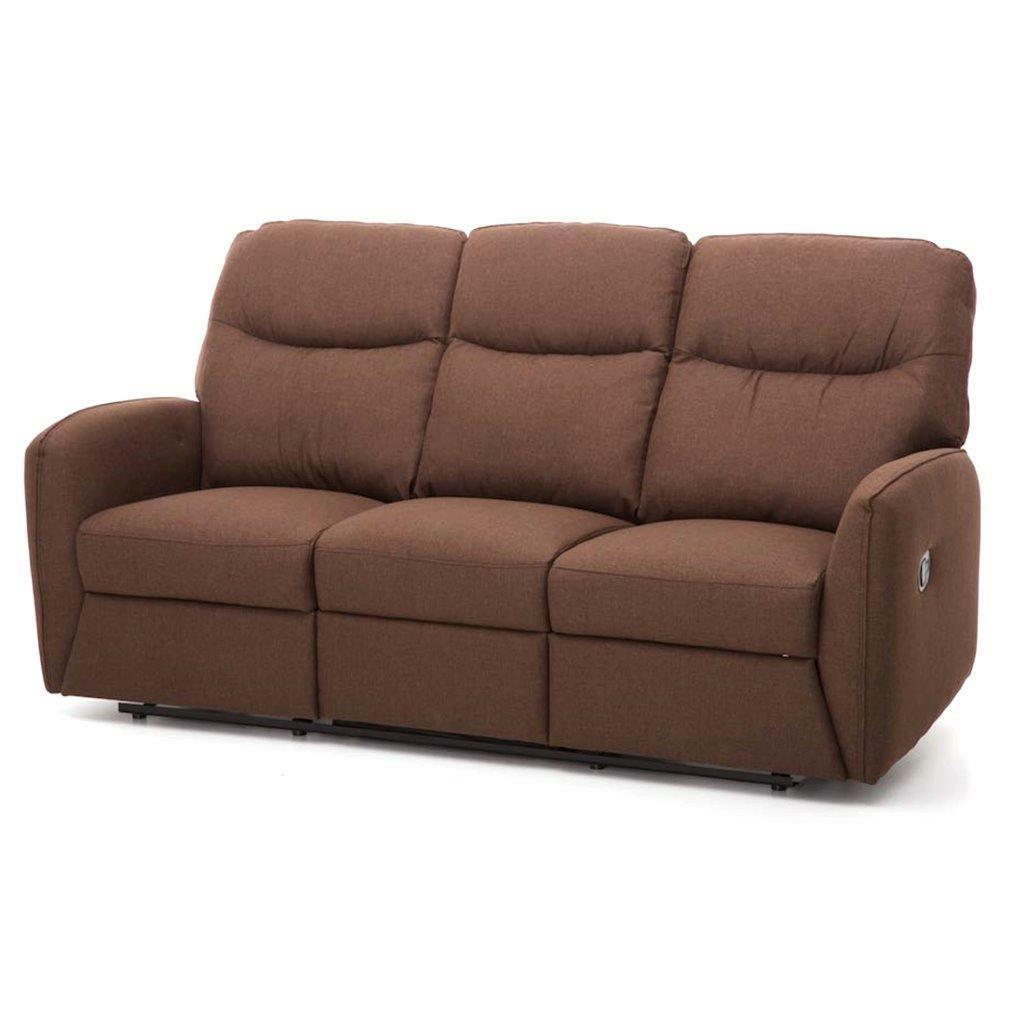 divano kube 3 posti relax recliner tessuto