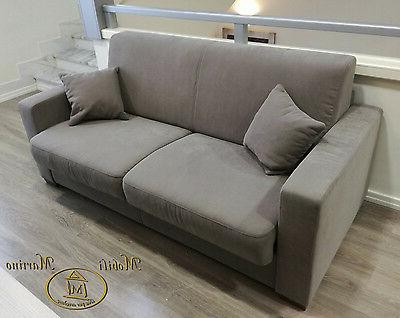divano letto 3 posti in tessuto tipo