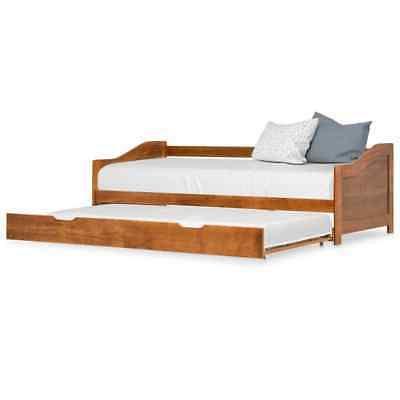 divano letto a scomparsa marrone miele legno