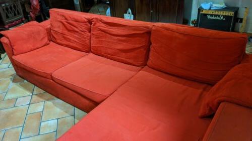 divano letto angolare con contenitore sotto penisola