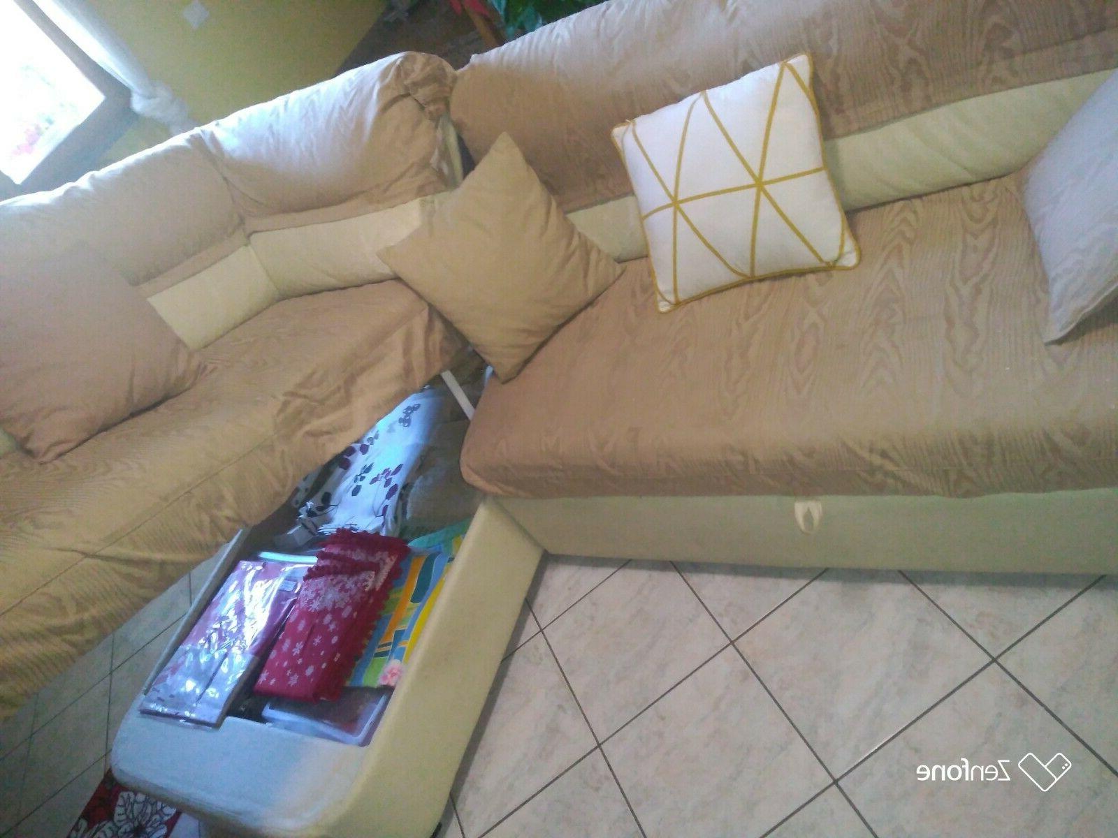 divano letto angolo con contenitore