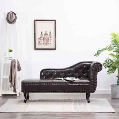 divano letto chesterfield in similpelle anticato marrone
