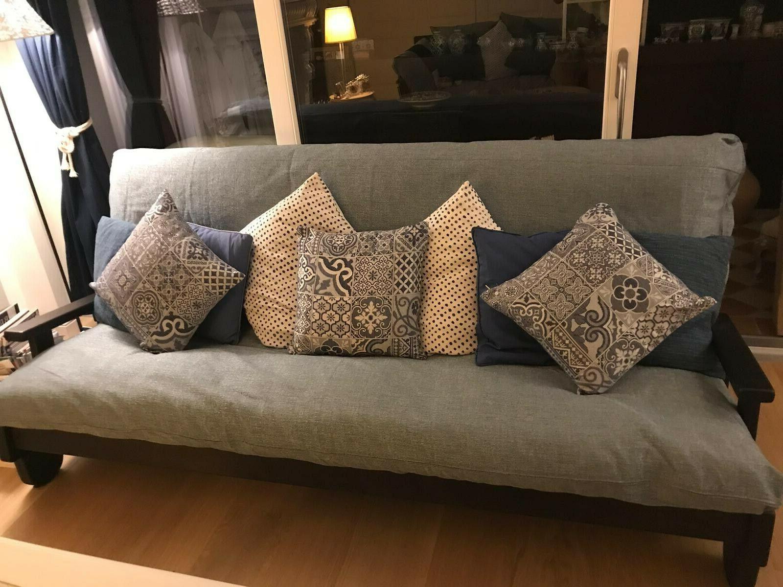 divano letto come nuovo futon cotone e