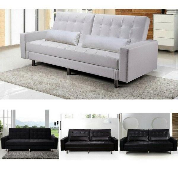 divano letto con vano contenitore 196cm ecopelle