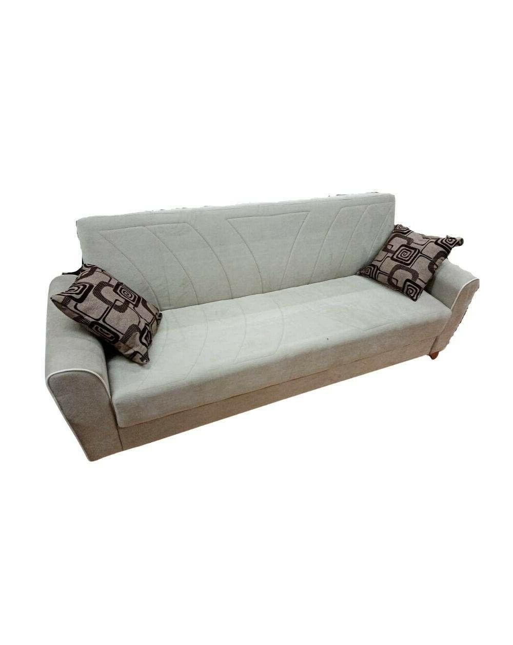 divano letto contenitore in tessuto 3 posti