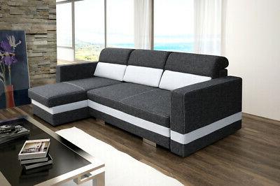 divano letto designer sofa con funzione cassettoni
