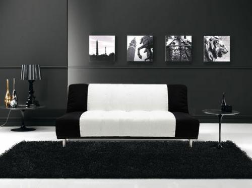 divano letto sofa 175x77 3 posti bicolore