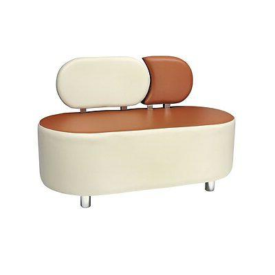 divano moderno divanetto 2 posti in ecopelle