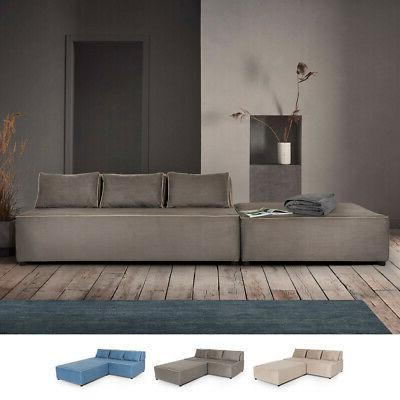 divano modulare design moderno in tessuto 3