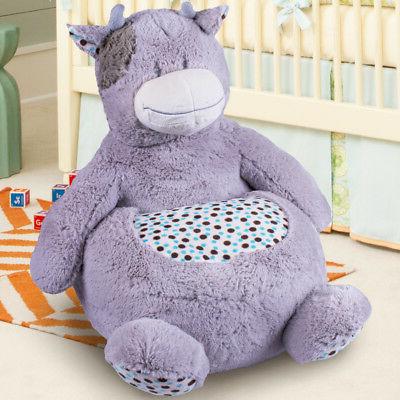 divano poltroncina divanetto bambini maxi peluche mucca