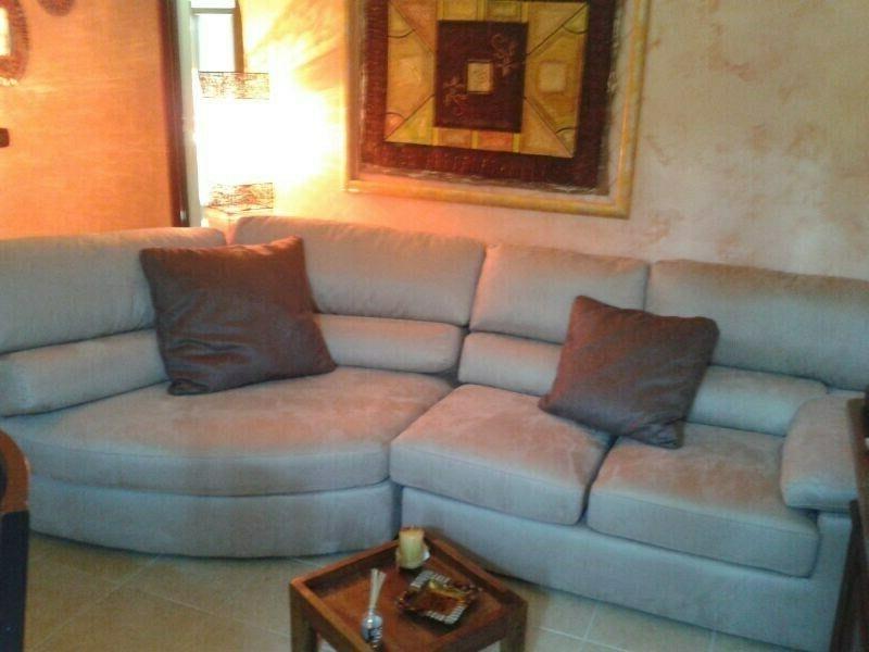 divano poltronesofa con penisola tessuto completo di