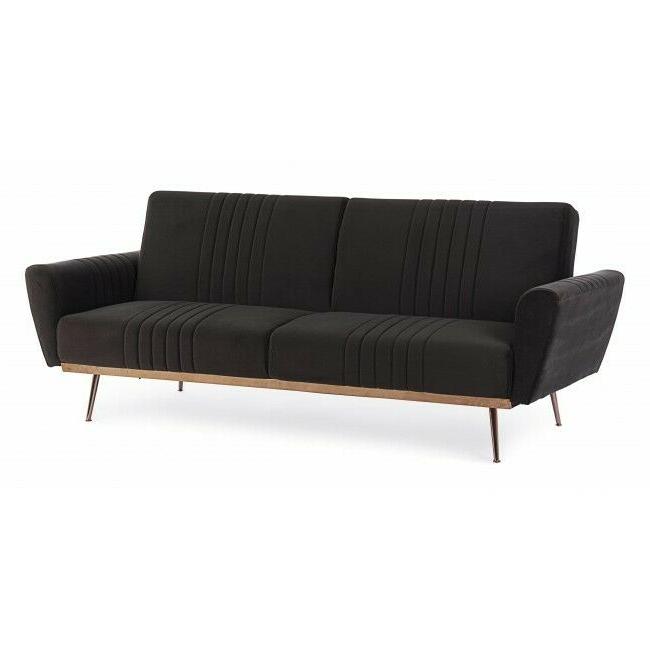 divano pronto letto legno design vintage industriale