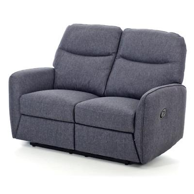 divano recliner 2 posti rivestimento in tessuto