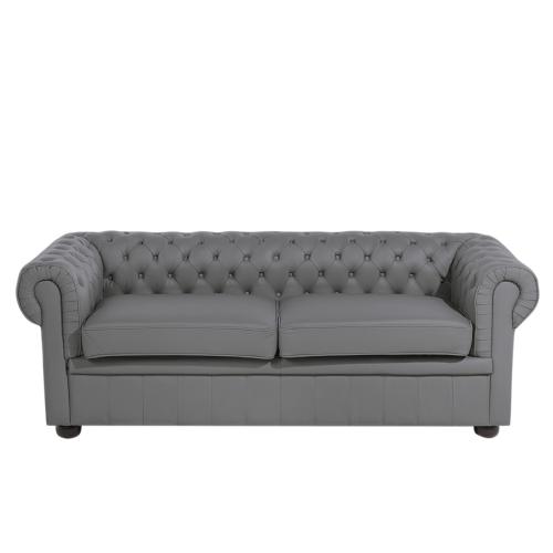 divano vintage a 3 posti in pelle