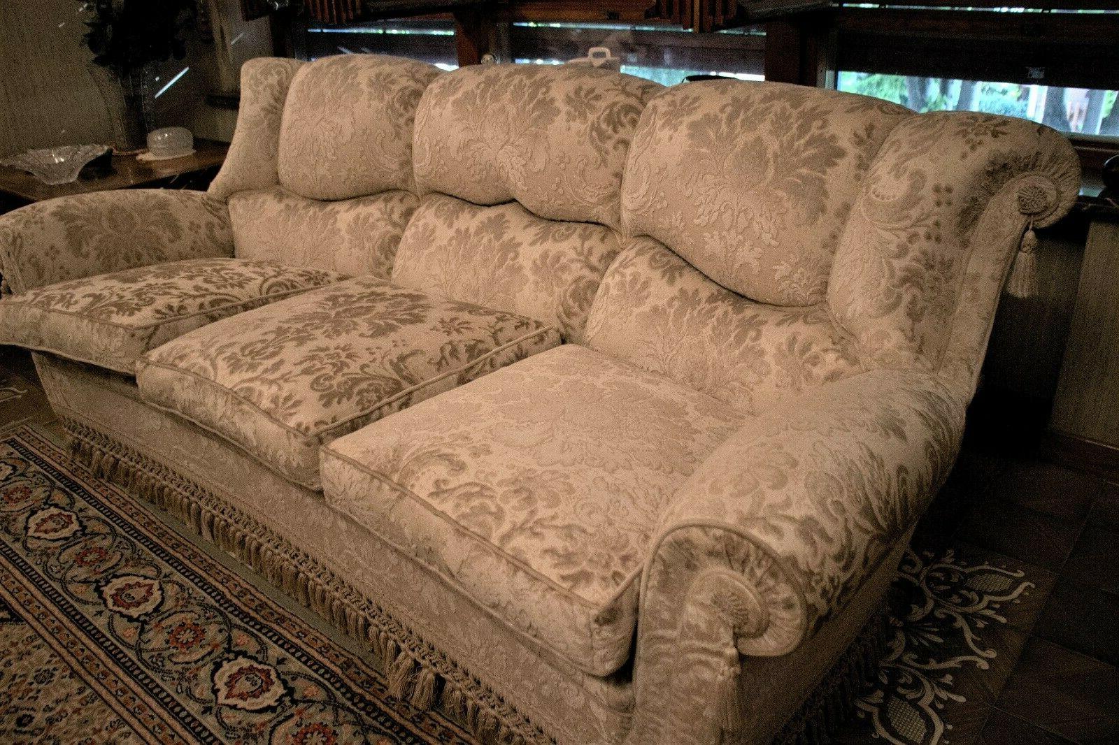 divano vintage damascato 3 posti