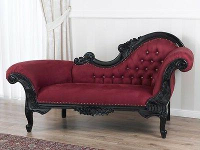 dormeuse joana stile barocco dark divano chaise